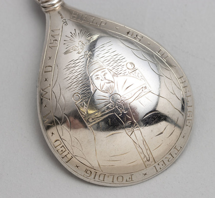 Norwegian Silver Baptism Spoon - David Andersen